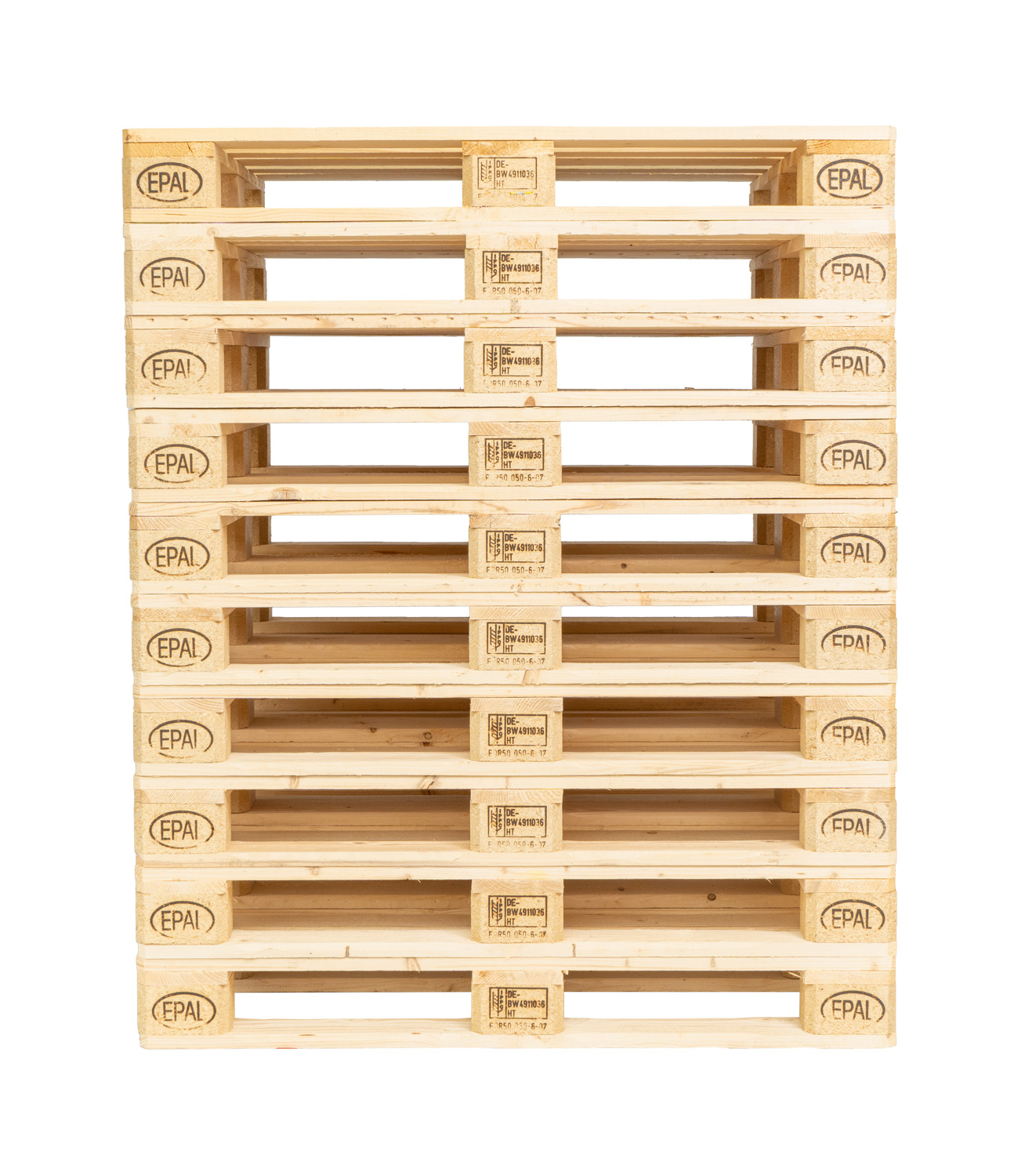 EPAL Europalette, 800 x 1200 x 144 mm – Bild 2
