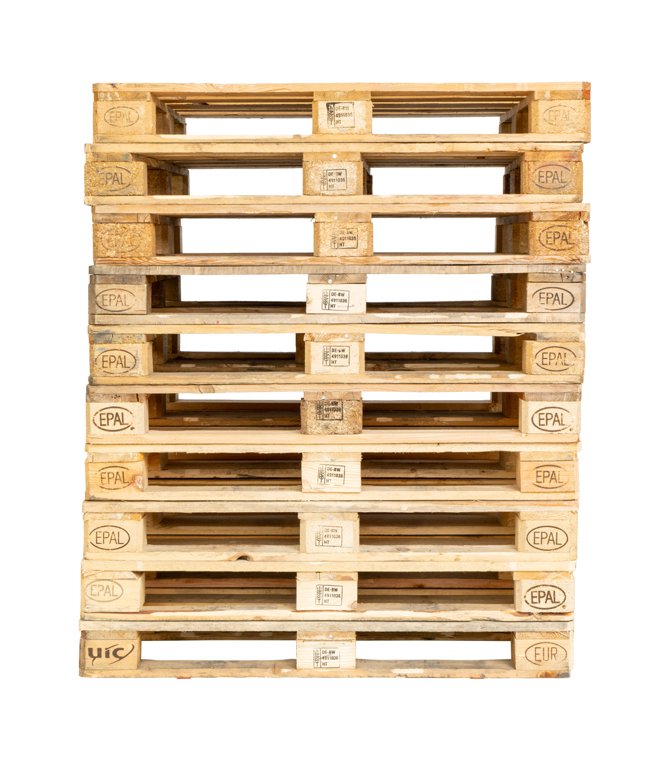 EPAL Europalette, Klasse B, 800 x 1200 x 144 mm – Bild 3