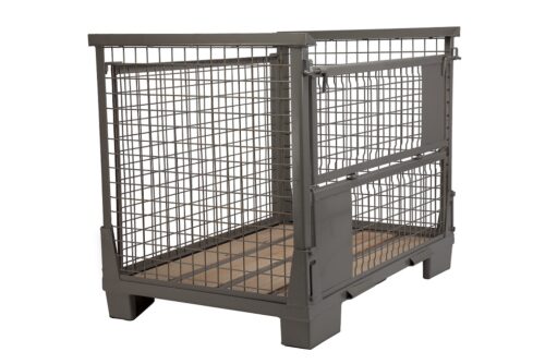 Industriegitterbox faltbar, 800 x 1200 mm im aufgestellten Zustand