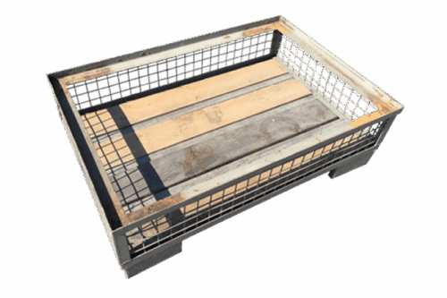 Industriegitterbox hablhoch gebraucht 800x1200 mm