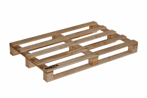 Einwegpalette Gebraucht 800x1200 mm 5 Deck 18mm