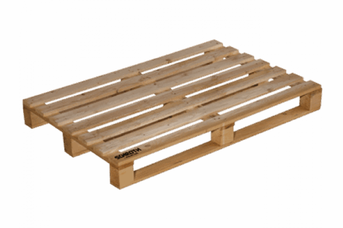 Einwegpalette Neu 800x1200 mm 7 Deck 22mm